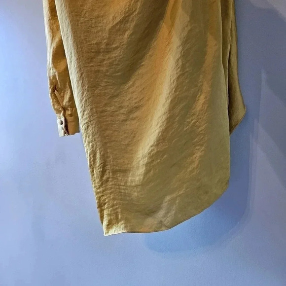 Lovers and Friends Revolve Ana One Shoulder Cocktail Dress Yellow Mustard Small. - Picture 15 of 15